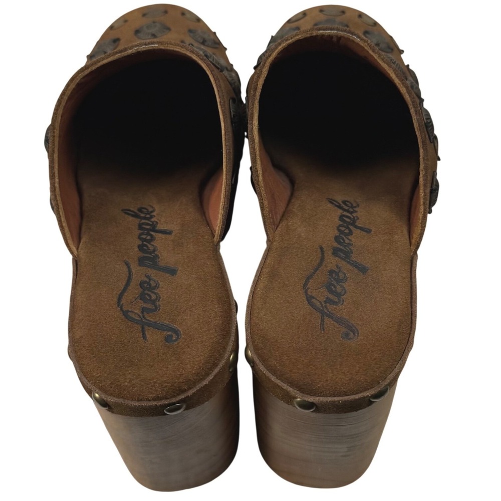 Free People Tan Studded Clogs - Picture 12 of 16